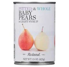 Wholesale Roland Baby Pears In Light Syrup Whole 15 Oz- Bulk