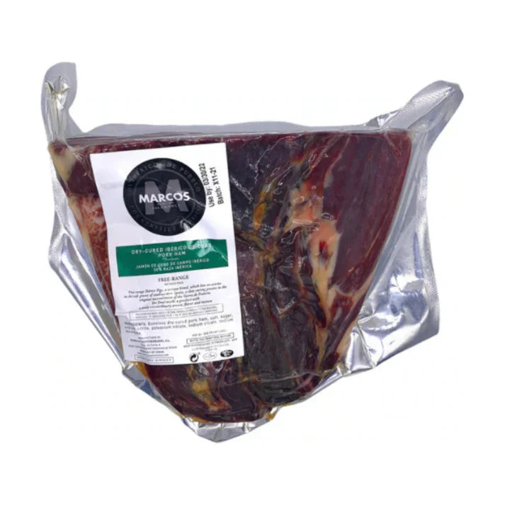 Wholesale Marcos Salamanca Iberico Ham Boneless Premium 9.8 LB - Authentic Spanish Cured Meat- Bulk