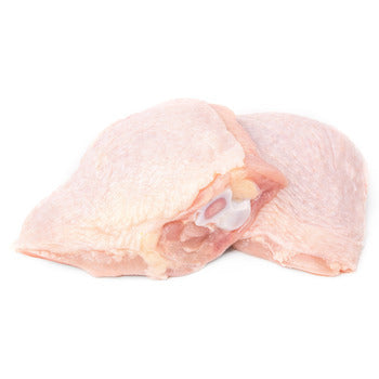 Wholesale Freebird Chicken Antibiotic Free Hain Skin-on Chicken Thighs 40lb- Bulk