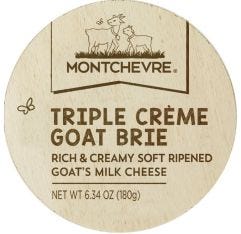 Wholesale Montchevre Triple Creme Goat Brie Mini Wheel 6.34 Oz- Bulk