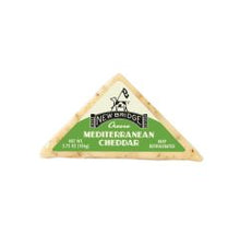 Wholesale New Bridge Mini Mediterranean Cheddar Wedge 3.75 Oz- Bulk
