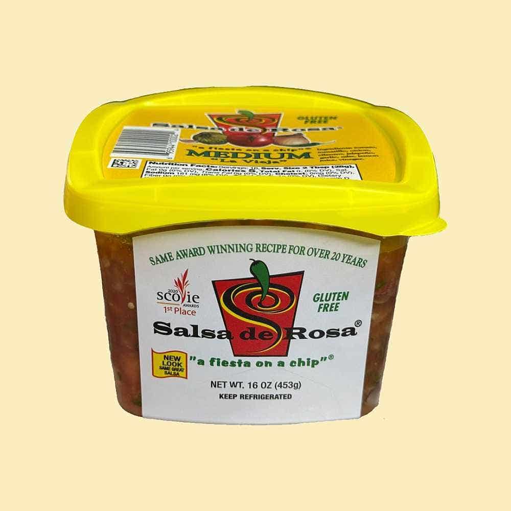 Wholesale Salsa de Rosa Medium 16 Oz- Bulk