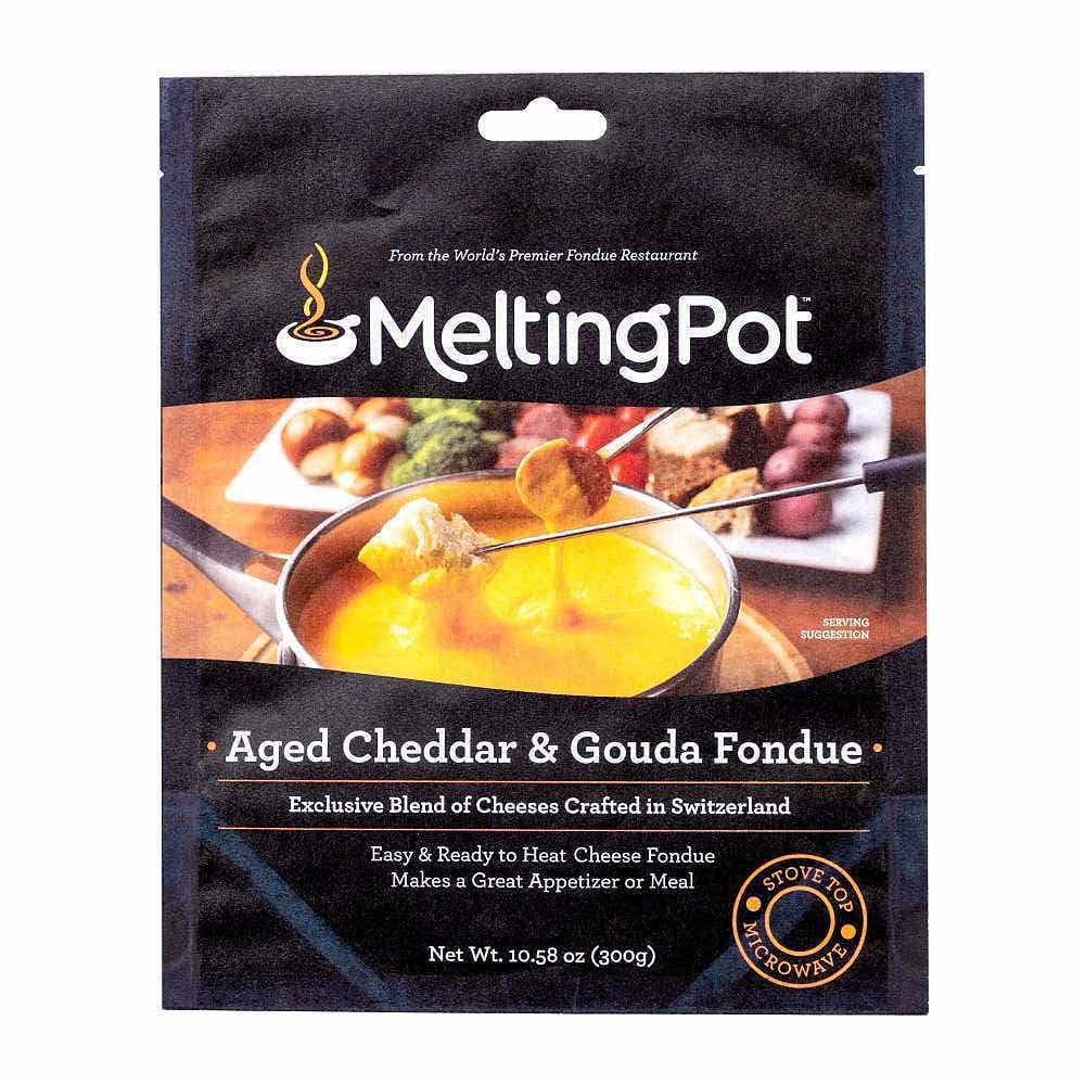 Wholesale Melting Pot Aged Cheddar & Gouda Fondue 10.5 Oz- Bulk