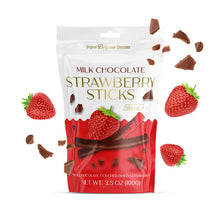 Wholesale BeeMax Milk Chocolate Strawberry Sticks – 3.5 Oz- Bulk