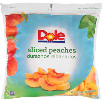 Wholesale Dole Peach Slices, Iqf 5lb- Bulk
