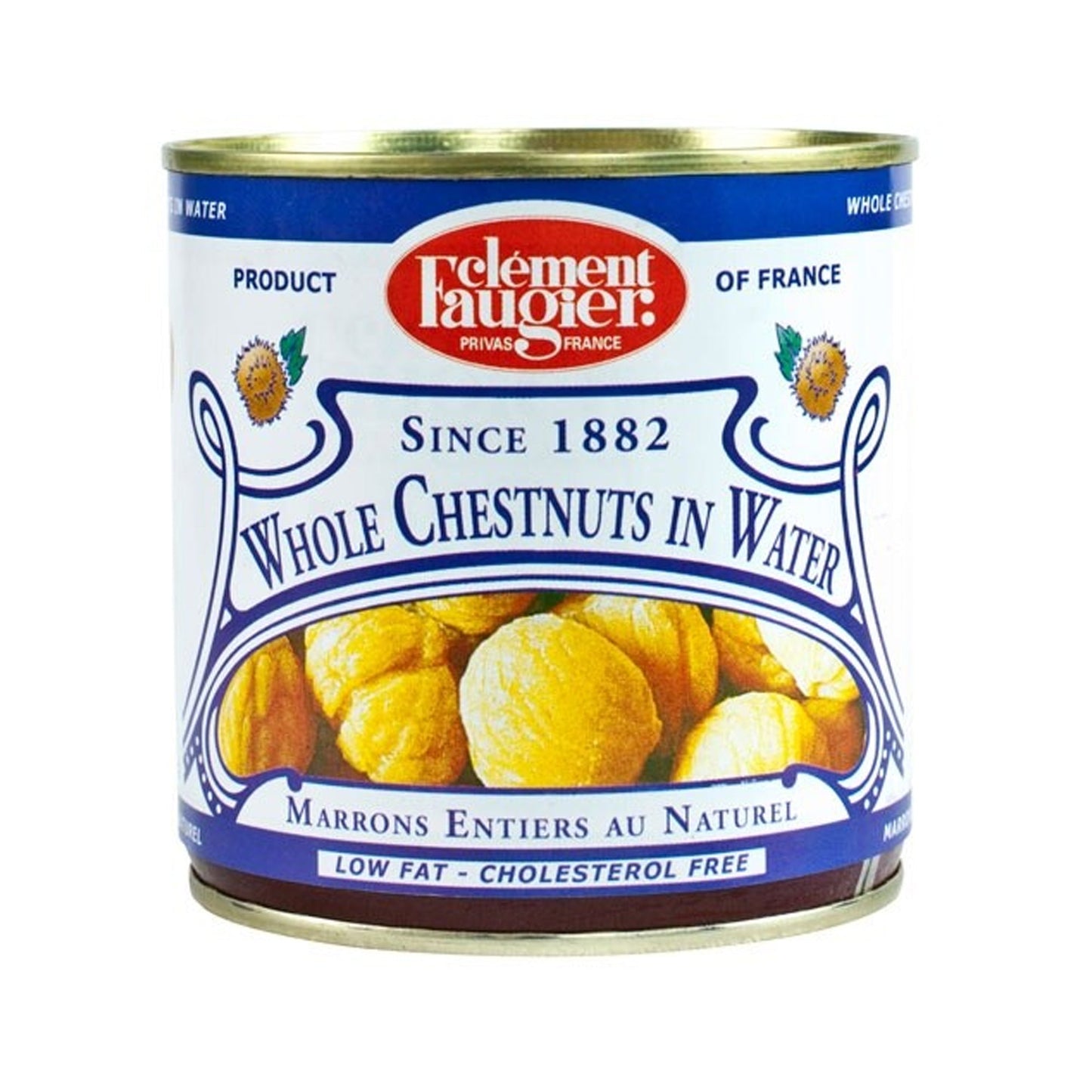 Wholesale Clement Faugier Chestnuts Whole in Water 10oz- Bulk