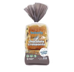 Wholesale Bakerly Chocolate Filled Croissant 6 Pack 9.52 Oz- Bulk