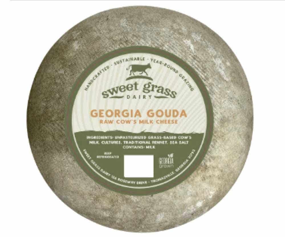 Wholesale Sweet Grass Dairy Georgia Gouda Wheel 11 Lb- Bulk