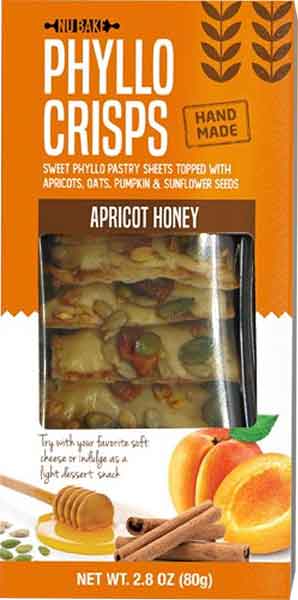 Wholesale Phyllo Crisps Apricot Honey- Bulk