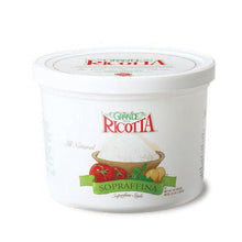 Wholesale Grande Sopprafina Ricotta Cheese Tub 3lb- Bulk