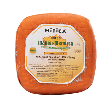Wholesale Mitica 1 Yr Mahon Riserva d.o. Cheese 6lb- Bulk