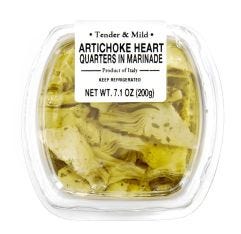 Wholesale Fresh Pack Marinated Artichoke Heart Quarters 7.1 Oz- Bulk
