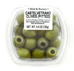 Wholesale Fresh Pack Castelvetrano Olives Pitted 4.4 Oz- Bulk