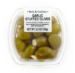 Wholesale Fresh Pack Garlic Stuffed Olives 5.3 Oz- Bulk