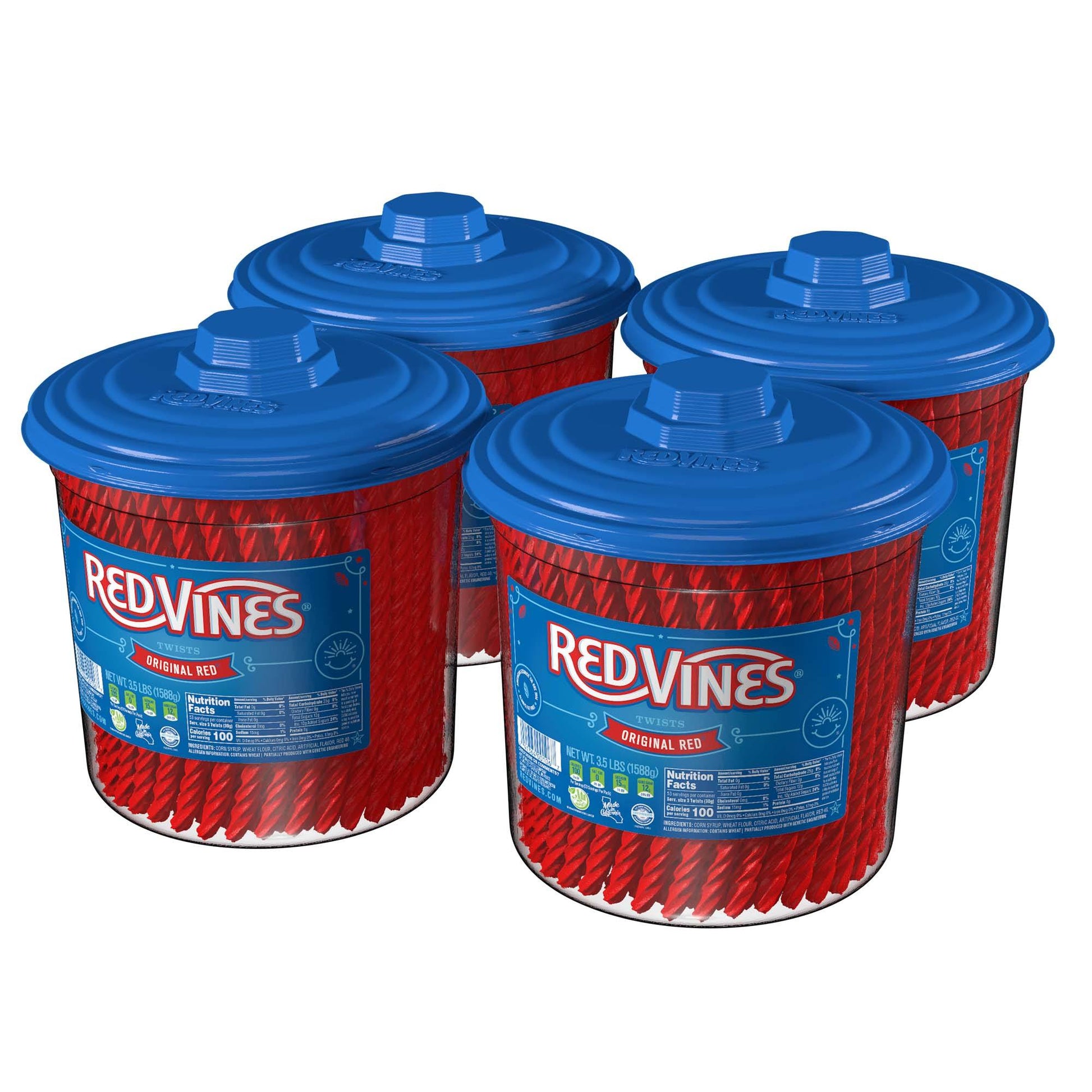Wholesale Red Vines Original Red® Chewy Licorice Twists 56oz (3.5lb)- Bulk