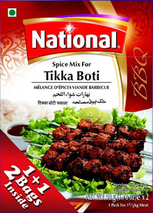 Wholesale National Tikka Boti Spice Mix 50g- Bulk
