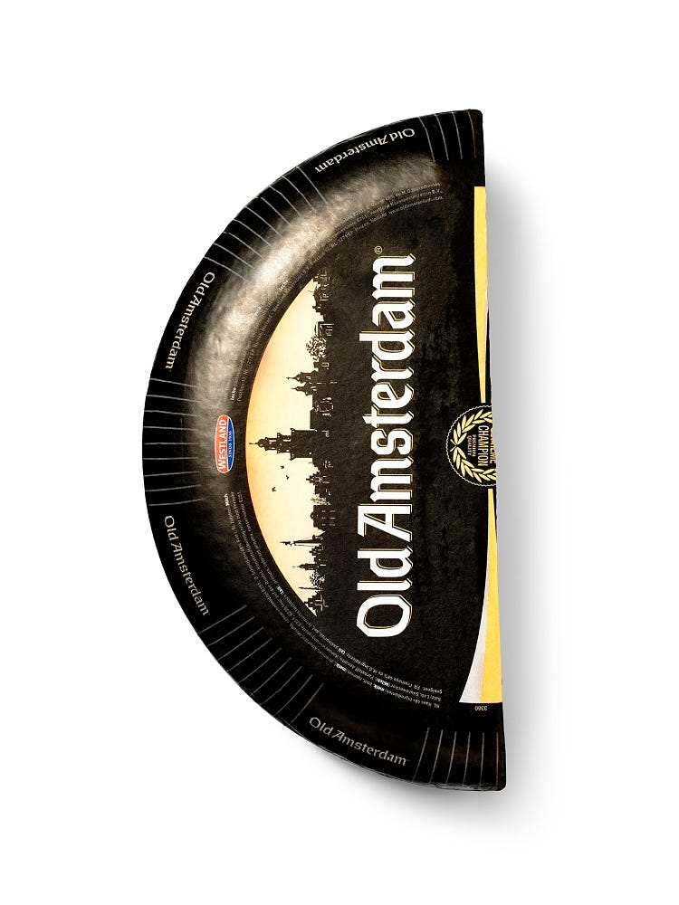 Wholesale Old Amsterdam Gouda Wheel 12 Lb- Bulk