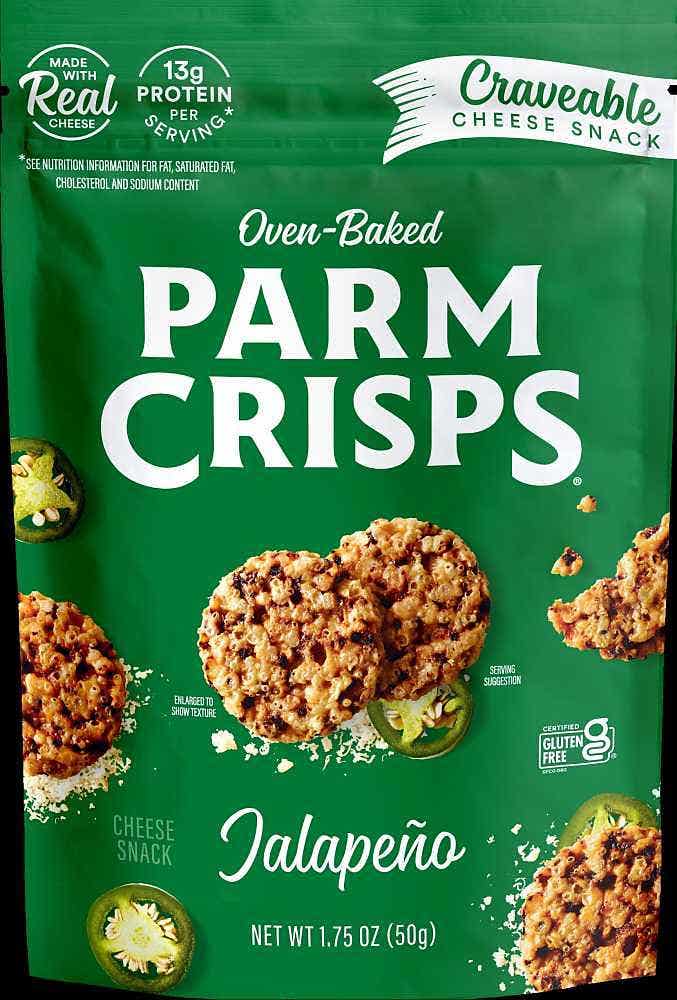 Wholesale Parm Crisps Jalapeno Mini Crisps 1.75 Oz- Bulk