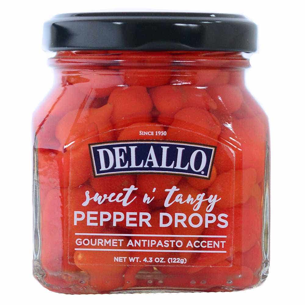 Wholesale Delallo Pepper Drops Sweet & Tangy 4.3 Oz- Bulk