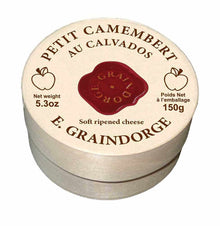 Wholesale E. Graindorge Petit Camembert Calvados 5.3 Oz- Bulk