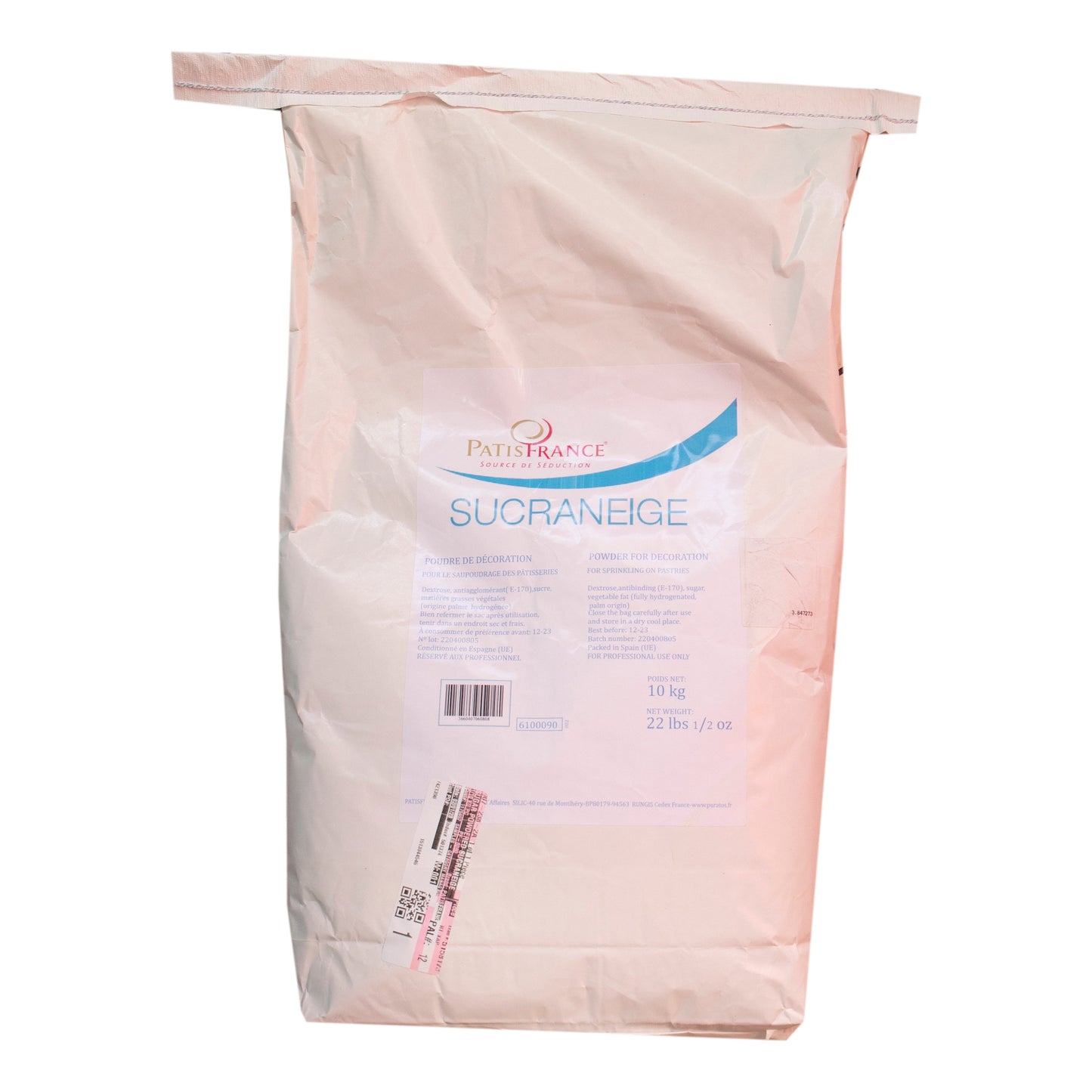 Wholesale Patisfrance Powdered Sucraneige 10kg- Bulk