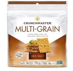 Wholesale Crunchmaster Multi-Grain Sea Salt Crackers Gluten Free 4 Oz- Bulk