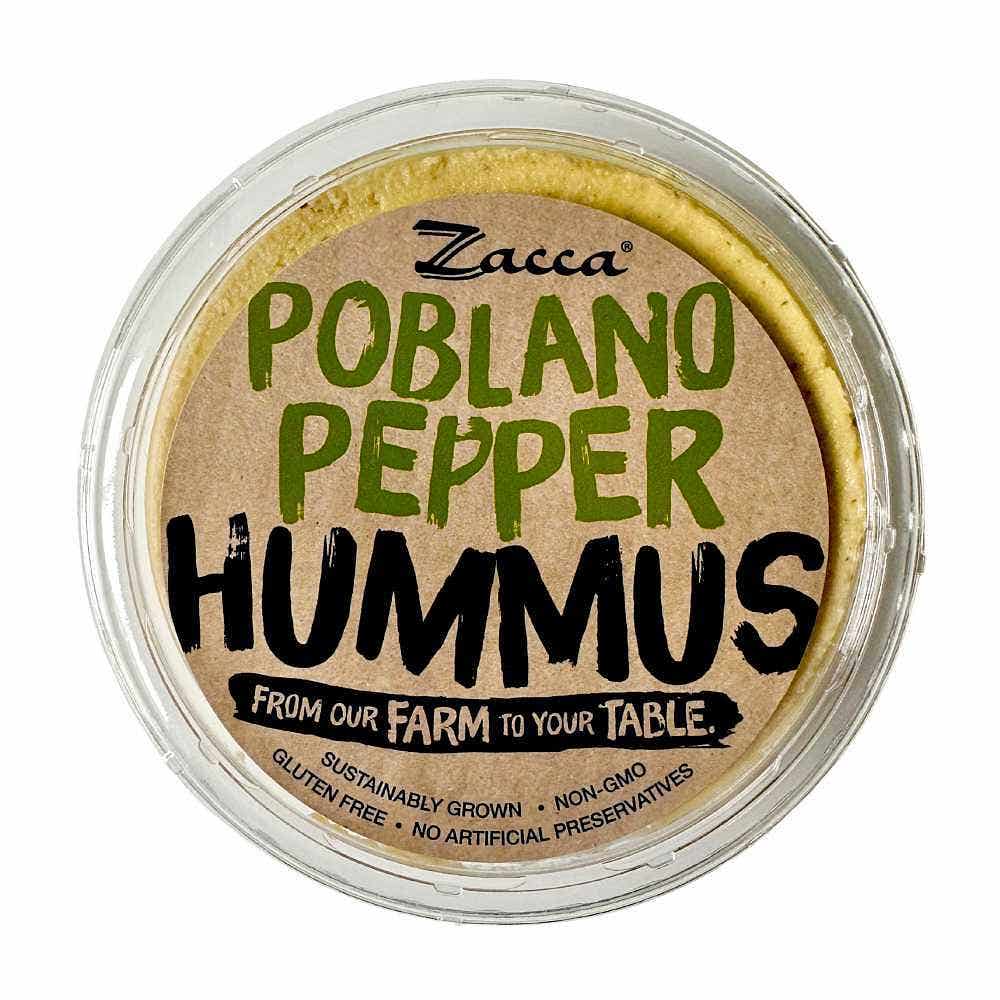Wholesale Zacca Hummus Poblano Pepper Hummus 10 Oz- Bulk