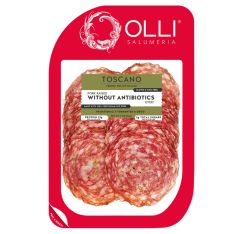 Wholesale Olli Salumeria Toscano Salami Sliced 4 Oz- Bulk