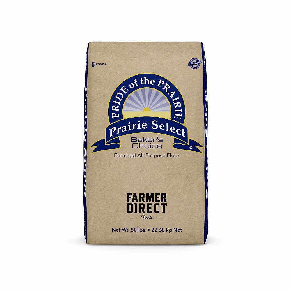 Wholesale Farmer Direct Foods Prairie Select Enriched All-Purpose Flour 50 Lb- Bulk