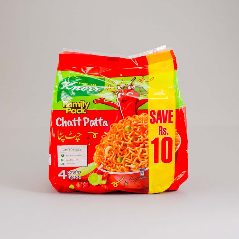 Wholesale Knorr Noodles Chat Patta 264g- Bulk