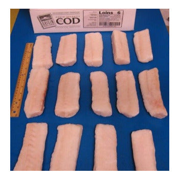 Wholesale Villa Arctic Pacific Cod Loins 6 Oz 10lb- Bulk
