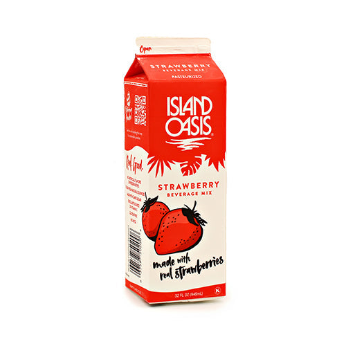 Wholesale Island Oasis Strawberry Bar Mixer 32oz- Bulk