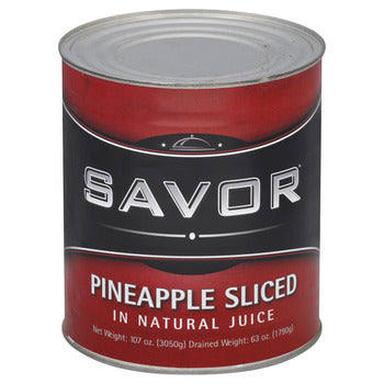 Wholesale Dix Farms Pineapple Sliced in Juice- Bulk