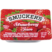 Wholesale Smucker's Jam Strawberry (Square) .5oz- Bulk