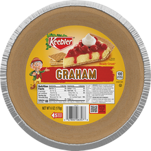 Wholesale Keebler Pie Crust Graham Cracker 9"- Bulk
