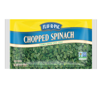 Wholesale Flav-R-Pac Chopped Iqf Spinach 3lb- Bulk