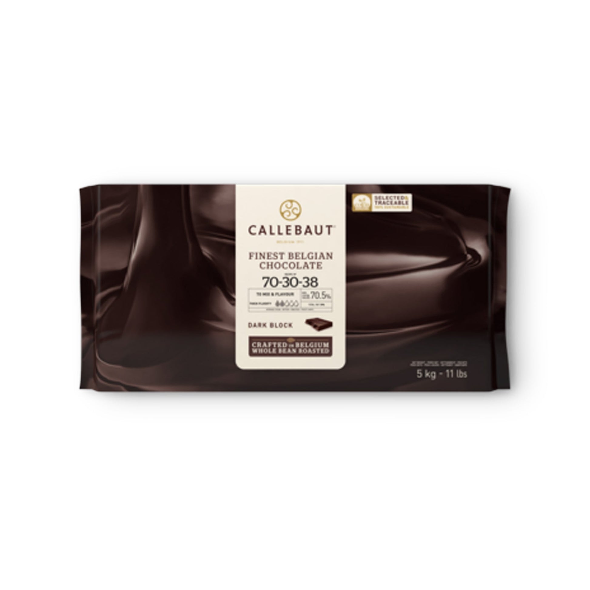 Wholesale Callebaut 70.5% Bittersweet Chocolate 5kg- Bulk