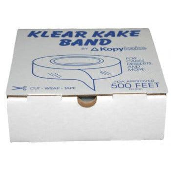 Wholesale Kopykake Cake Band Roll - Clear 2.5 Inch- Bulk