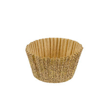 Wholesale Novacart Novacart Round Baking Paper Cup - Gold Design- Bulk