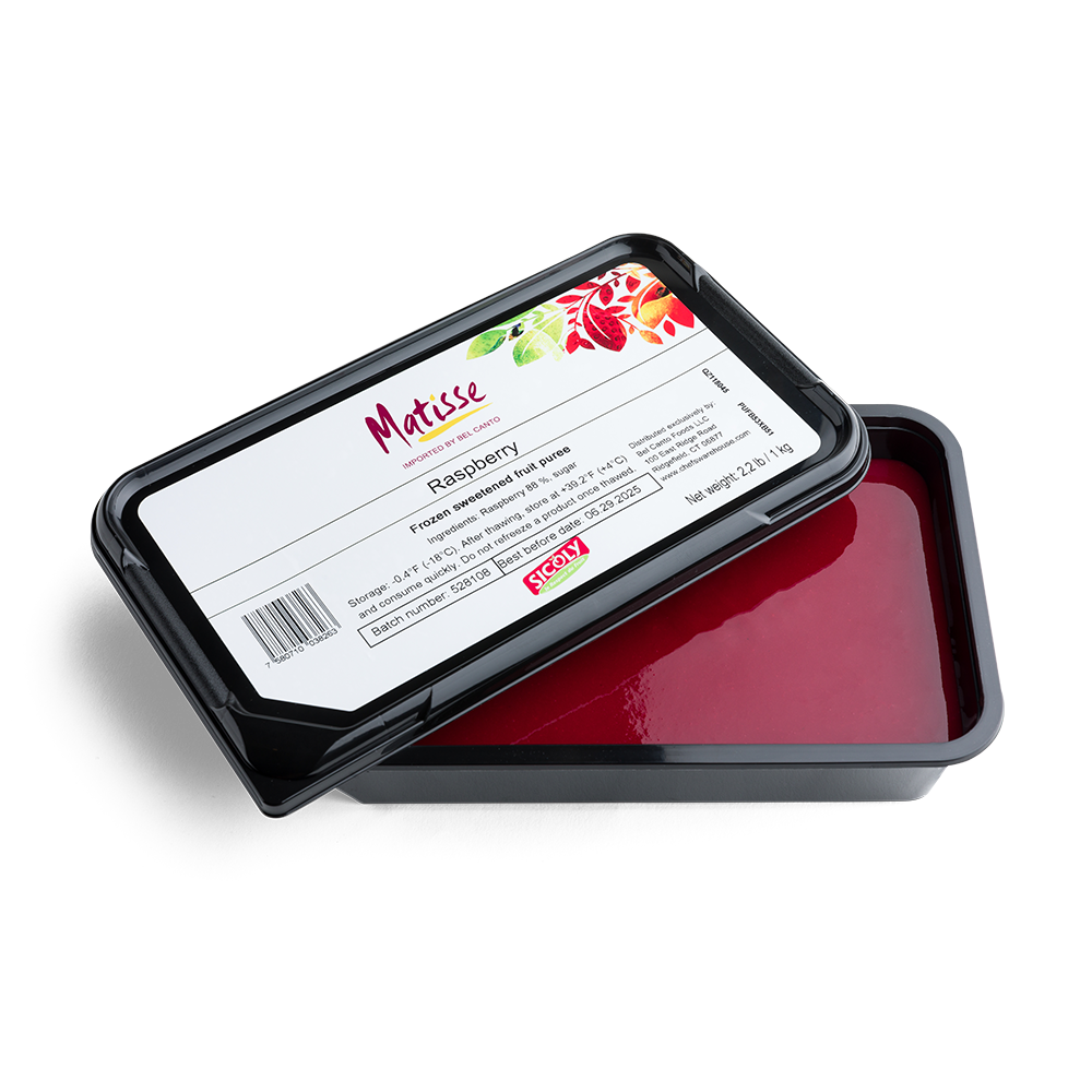 Wholesale Muttenberg Raspberry Puree 1kg- Bulk