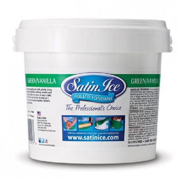 Wholesale Satin Ice Green Rolled Fondant 2lb- Bulk