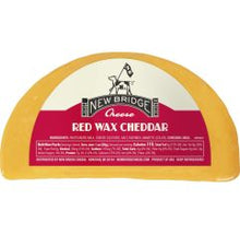 Wholesale New Bridge Red Wax Longhorn Cheddar Wedge 10 Lb- Bulk