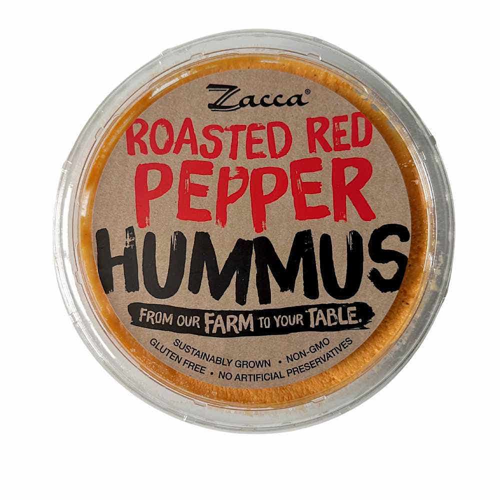Wholesale Zacca Hummus Roasted Red Pepper Hummus 10 Oz- Bulk