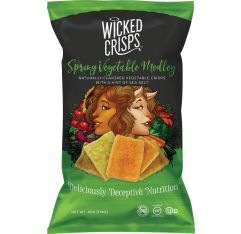 Wholesale Wicked Crisps Sea Salt Vegetable Medley Crisps Vegan 4 Oz- Bulk