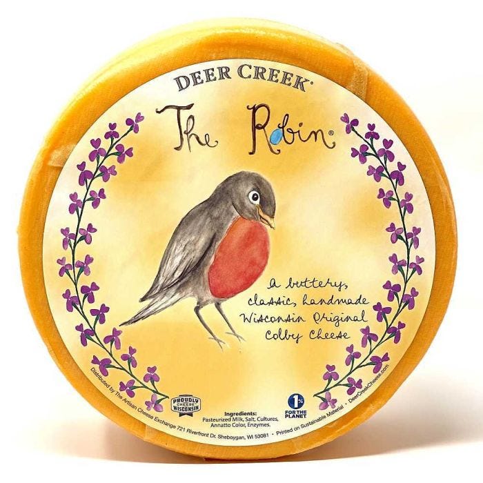 Wholesale Deer Creek The Robin Cheese 12 lb- Bulk