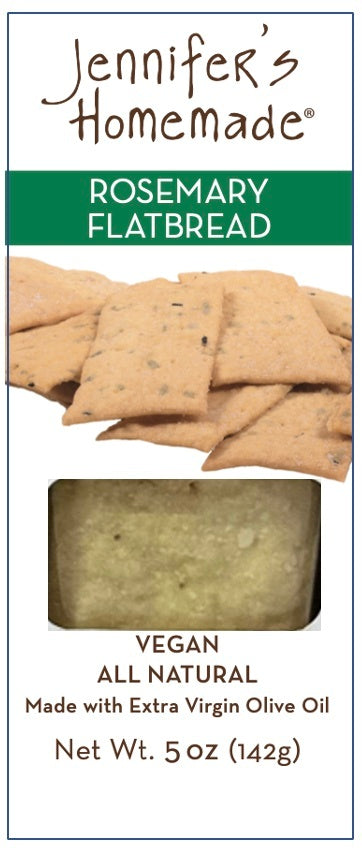 Wholesale Jennifer's Flatbread Rosemary 5 oz- Bulk