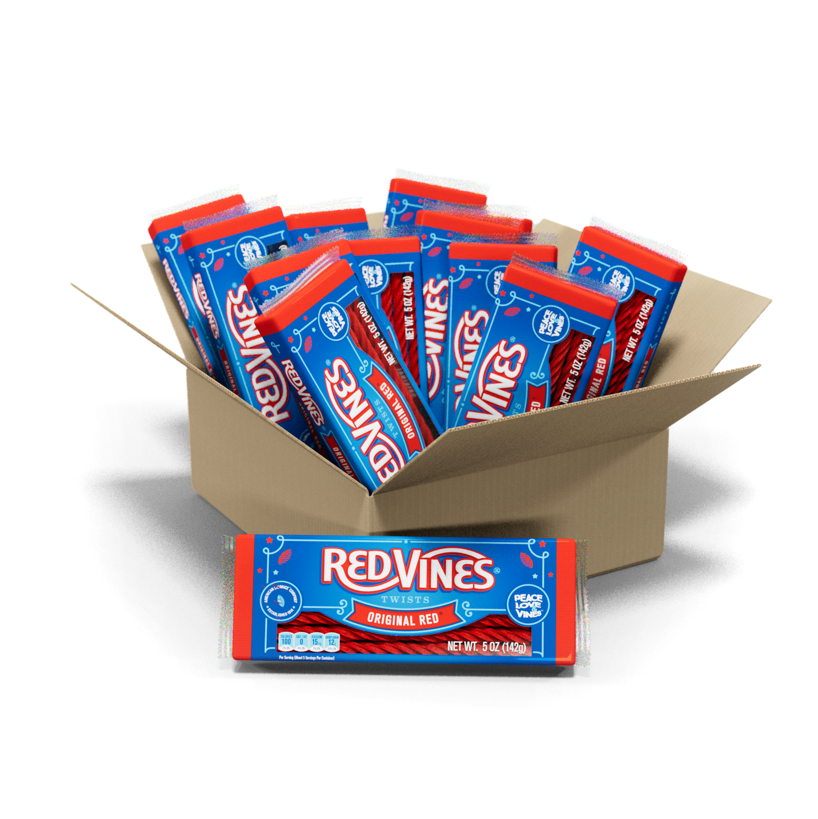 Wholesale Red Vines Original Red® Chewy Licorice 5oz Trays- Bulk
