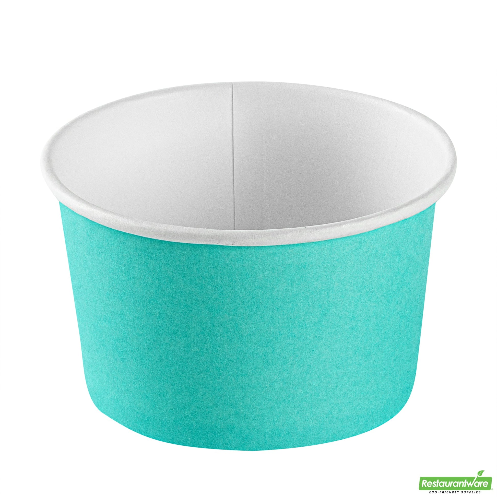 Wholesale Restaurantware 5 Oz Round Turquoise Paper To Go Cup- Bulk