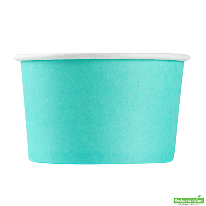 Wholesale Restaurantware 5 Oz Round Turquoise Paper To Go Cup- Bulk