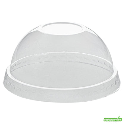 Wholesale Restaurantware Coppetta Round Clear Plastic To Go Cup Dome Lid - Fits 5 oz- Bulk